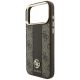 6. Etui Guess 4G with Stripe Round and Classic Logos MagSafe na iPhone 17 Pro / 18 Pro - brązowe