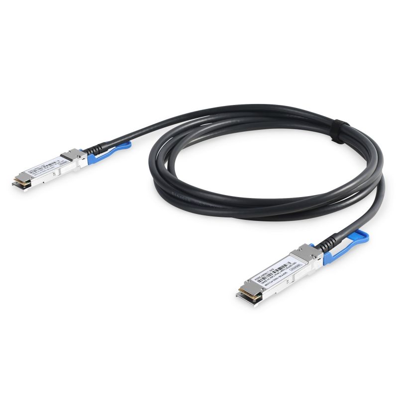 Kabel 100G QSFP28 Direct Attach Cable 1m, do 28.3125Gbps