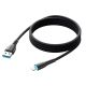 3. Kabel Joyroom Starry Series SA32-AL3 3A USB-A / Lightning 1m - czarny