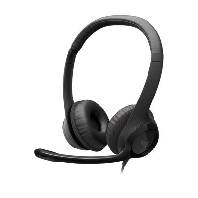 15. Słuchawki Logitech H390 981-000406 (kolor czarny)