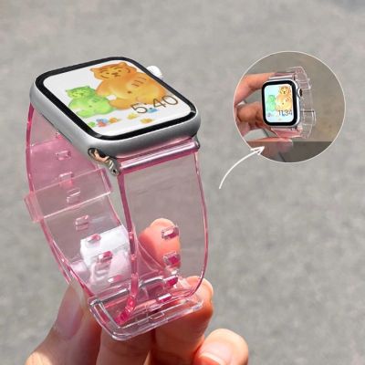 3. Pasek silikonowy bransoleta bransoletka Strap Light do zegarka Apple Watch 38 / 40 mm - fioletowy