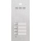 ACO FAM-P-4NPACC panel pod tynk 4-rodzinny czyt. brel.