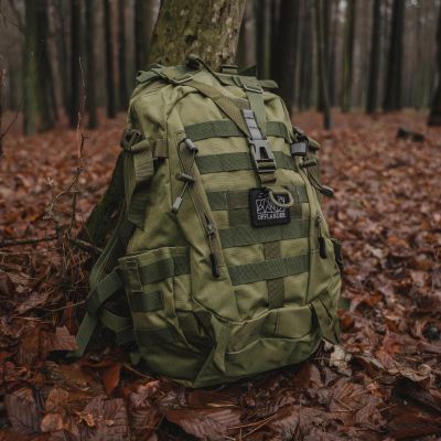 22. Plecak turystyczny Offlander Survival Trekker 25L OFF_CACC_34GN