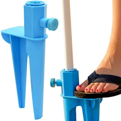 5. WBIJANA BAZA DO PARASOLA 28CM NIEBIESKA