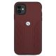 3. Etui BMW Leather Curve Perforate na iPhone 11 / Xr - czerwone
