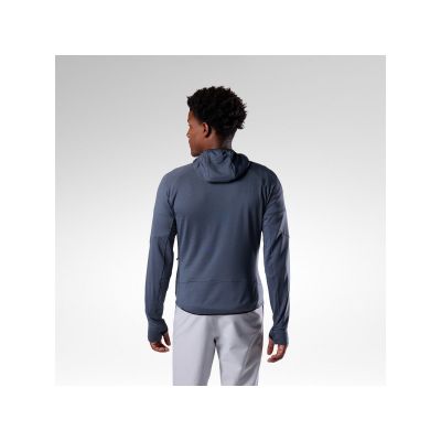 5. Bluza męska ROSSIGNOL M Textured Hoodie Mid Layer szara