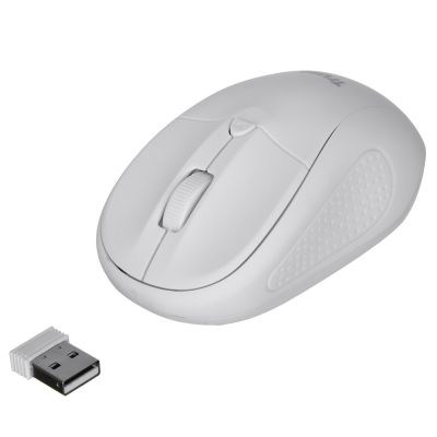 6. Mysz TRUST Primo Wireless Mouse matt white