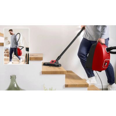 10. Odkurzacz workowy Bosch Serie 4 BGB41PET1 czerwony