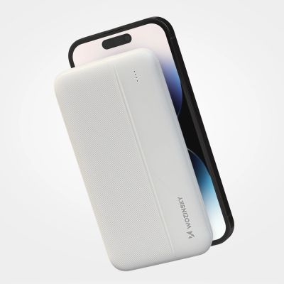 4. Wozinsky powerbank Li-Po 10000mAh 2 x USB biały (WPBWE1)
