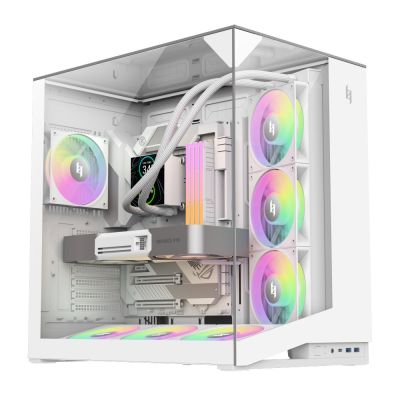 5. GameMax NEX C56 VC WH zabezpieczenia & uchwyty komputerów Midi Tower Biały