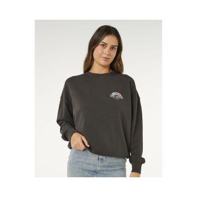 6. Bluza damska RIP CURL Bells Heritage Crew czarna