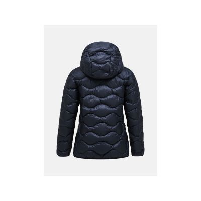 4. Kurtka puchowa damska Peak Performance Helium Down Hood Jacket - black rozmiar: xs