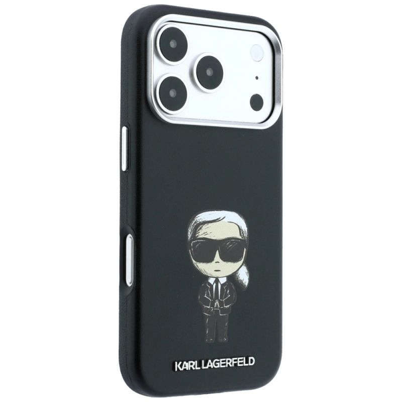 4. Etui Karl Lagerfeld Smooth Ikonik Sketch MagSafe na iPhone 18 Pro Max / 17 Pro Max - czarne