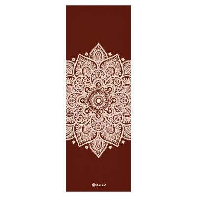 10. Mata do Jogi Gaiam Intense Rust Sundial Flower 5mm 65733