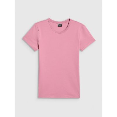 5. T-shirt slim gładki damski 4F 4FRAW25TTSHF3623-56S