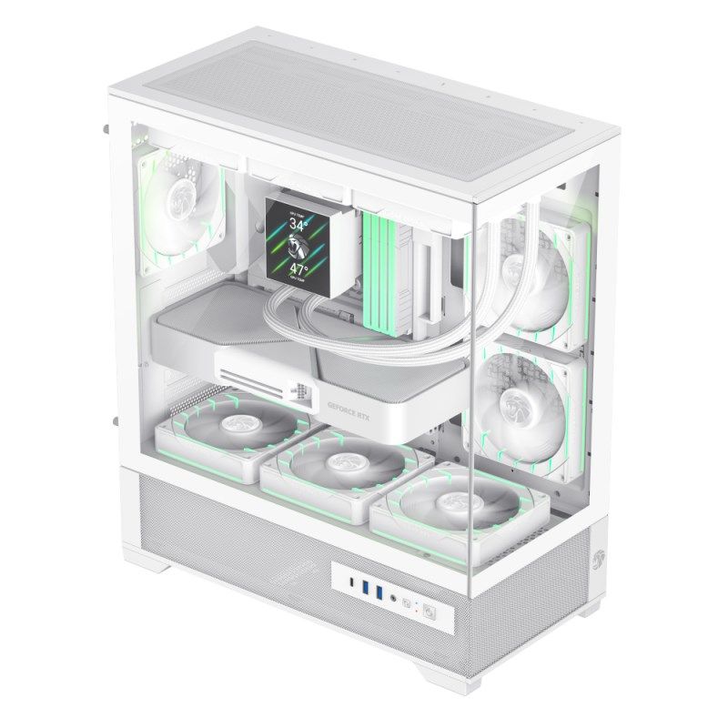 4. GameMax VISTA 2 AW Midi Tower Biały