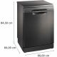 2. Bosch Serie 4 SMS4EMC06E zmywarka Wolnostojący 14 komplet. B