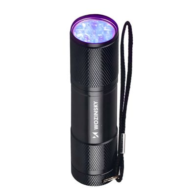 Latarka UV Wozinsky WLD-9L IP65 do wykrywania śladów - czarna