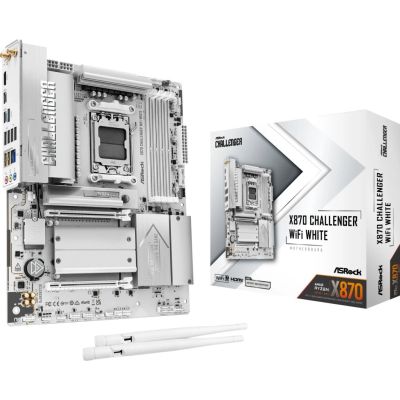 ASRock X870 Challenger WiFi White AM5 ATX  HDMI/USB-C