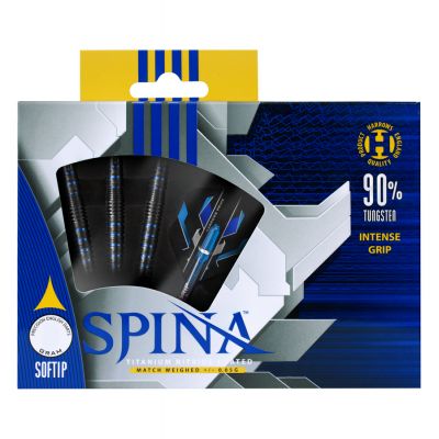 16. Rzutki Harrows Spina Black 90% Softip HS-TNK-000013753