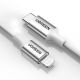 3. Kabel Ugreen US304 70523 USB-C / Lightning MFi 1m - srebrny