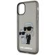 6. Etui Karl Lagerfeld Glitter Karl&Choupette na iPhone 11 / Xr - czarne