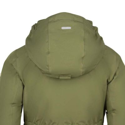 5. Kurtka z kapturem zimowa dziecięca Trollkids Girls Alesund Coat wodoodporna puchowa zielona (301-323)