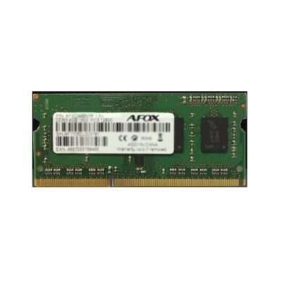 2. AFOX SO-DIMM DDR4 16G 2666MHZ Rank1 AFSD416FS1P