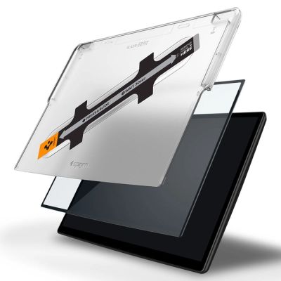 2. Szkło hartowane Spigen Glas.tR EZ Fit na Tesla Model X 2022 / Model S 2021 - czarne