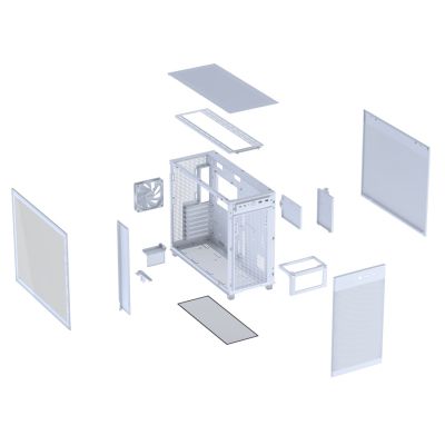 11. Obudowa Asus PRIME AP303 TG WHITE