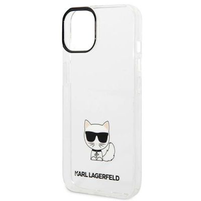 6. Etui Karl Lagerfeld Choupette Body na iPhone 14 Plus - przezroczyste