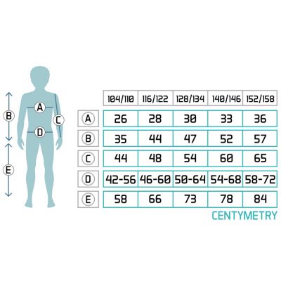 10. Bielizna termoaktywna Meteor Jr 128-134 cm 47146
