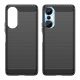 8. Carbon Case etui do Infinix Hot 20S elastyczny silikonowy karbonowy pokrowiec czarne