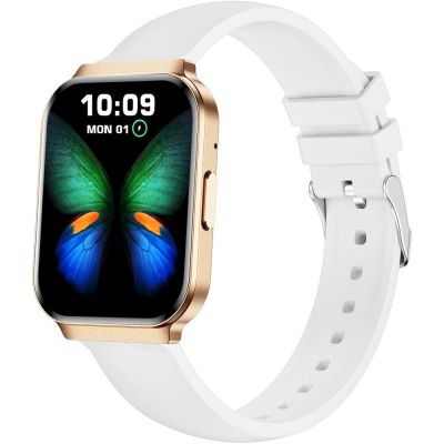 5. Smartwatch Gravity Różowe Złoto Pasek + Bransoleta GT44-1
