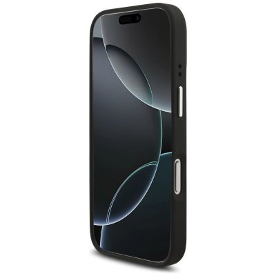 5. Etui Guess Grained Big 4G Classic Logo na iPhone 17 Pro - czarne