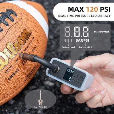 5. Rockbros pompka elektryczna mini AS1 PRO 120 PSI