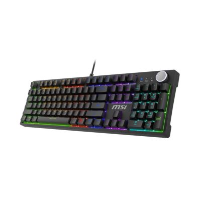 2. Klawiatura MSI FORGE GK320 RED Gaming USB QWERTY Angielski Czarny