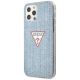 2. Etui Guess Jeans Collection na iPhone 12 Pro Max - niebieskie