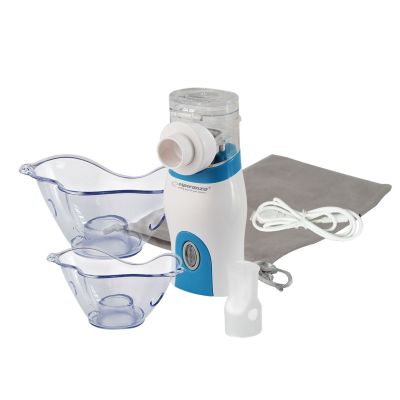 12. Inhalator do twarzy Esperanza MIST ECN005 (kolor biało-niebieski)