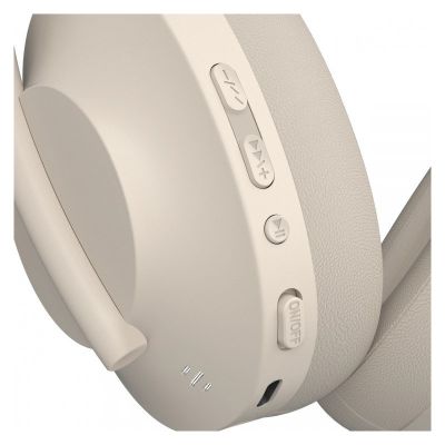 7. DEFENDER SŁUCHAWKI BLUETOOTH FREEMOTION B485 ANC BEŻOWE 63486