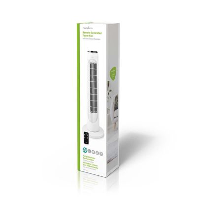 9. Wentylator kolumnowy Nedis 50W biały