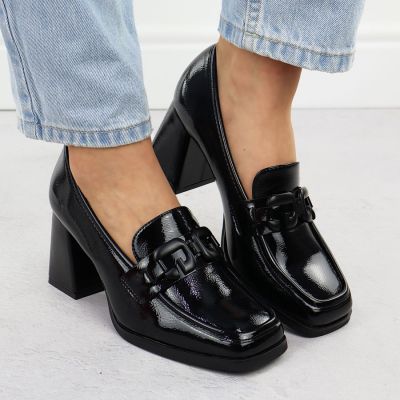 13. Półbuty na słupku Potocki W SZ12553 WOL289A