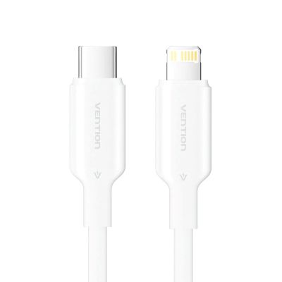 Kabel USB-C do Lightning 3A 480Mbps 1m biały