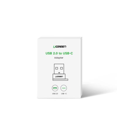 11. Adapter Ugreen US280 50568 USB-C 3.1 (żeński) / USB-A 2.0 (męski) - czarny