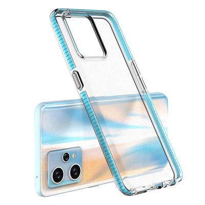 2. Spring Case etui Realme 9 Pro+ / Realme 9 silikonowy pokrowiec z ramką czarne