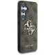 4. Etui Guess Big 4G Logo Classic Logo do Samsung Galaxy S25 brązowy