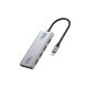 2. GEMBIRD 4-PORTOWY HUB USB 3.2 (GEN 2) TYPU C SZARY