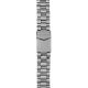 Bransoleta tytanowa Bauhaus srebrna, 22 mm