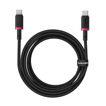 Kabel Baseus Dura Typ C-Typ C 100W 2m (czerwono-czarny)