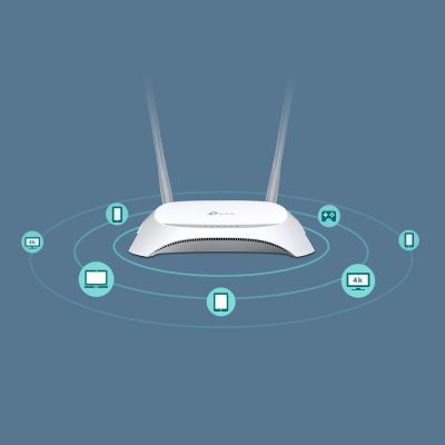 8. TP-Link TL-MR3420 router bezprzewodowy Fast Ethernet Jedna częstotliwości (2,4 GHz) Czarny, Biały